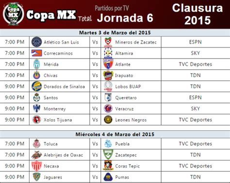 futbol tv esta semana